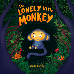 book cover for The Lonely Little Monkey