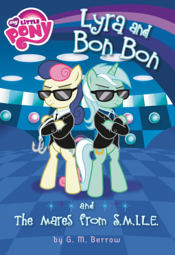 book cover for My Little Pony: Lyra and Bon Bon and the Mares from S.M.I.L.E.