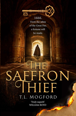 book cover for The Saffron Thief