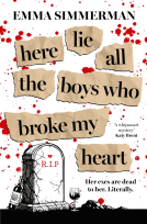 book cover for Here Lie All the Boys Who Broke My Heart