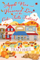 book cover for Apple Pies and Poisoned Lies at the Cider Falls Festival
