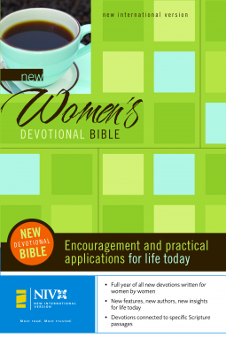 book cover for New Women's Devotional Bible