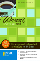 book cover for New Women's Devotional Bible