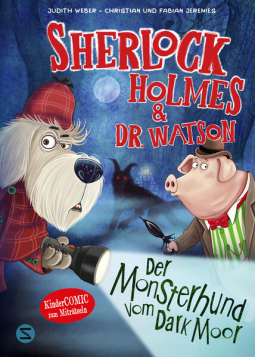 Buchcover für Sherlock Holmes & Dr. Watson. Der Monsterhund vom Dark Moor (Band 2)