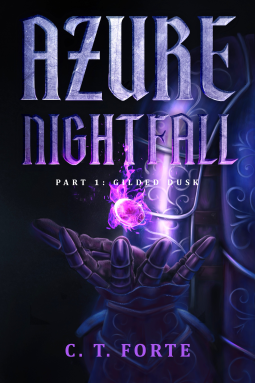book cover for Azure Nightfall
