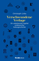 Buchcover für Verschwundene Verlage
