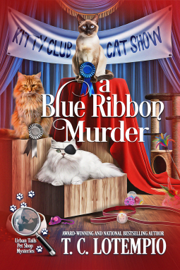 book cover for A Blue Ribbon Murder
