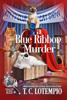 book cover for A Blue Ribbon Murder