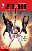 book cover for  Justice League: Gods and Monsters