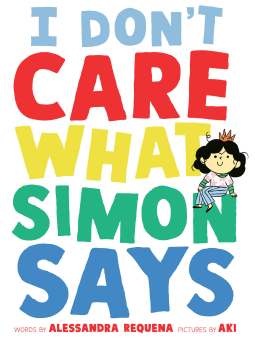 book cover for I Don't Care What Simon Says