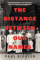 book cover for The Distance Between Our Names