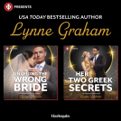 book cover for Unveiling the Wrong Bride & Her Two Greek Secrets