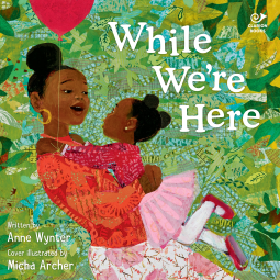 book cover for While We’re Here