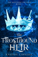 book cover for The Frostbound Heir