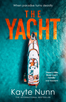 book cover for The Yacht: The new twisty thriller from from the author of The Palazzo, for fans of Lucy Foley and Freida McFadden