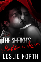 book cover for The Sheikh's Stubborn Lover