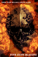 book cover for Five Guns Blazing