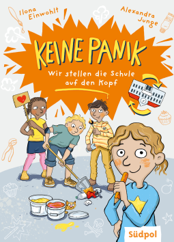 Buchcover für Keine Panik – wir stellen die Schule auf den Kopf