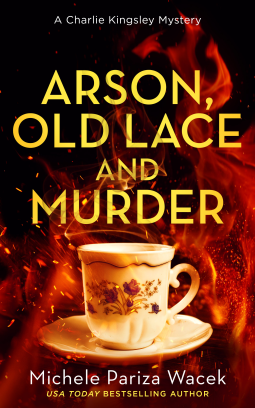 book cover for Arson, Old Lace and Murder