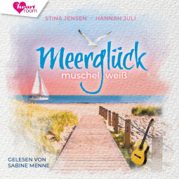 Buchcover für Meerglück, muschelweiß