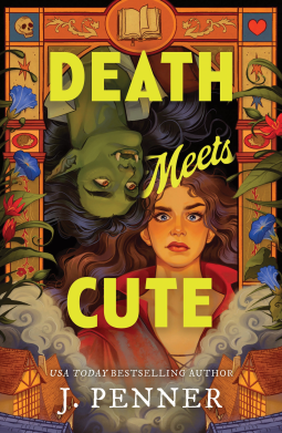 book cover for Death Meets Cute