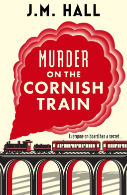 book cover for Murder on the Cornish Train