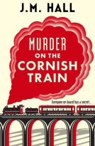 book cover for Murder on the Cornish Train