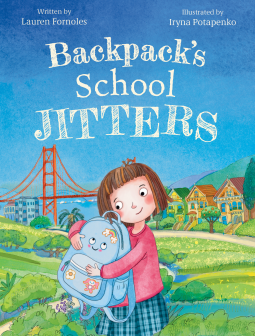 book cover for Backpack's School Jitters
