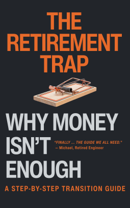 book cover for The Retirement Trap