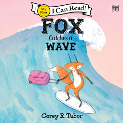 book cover for Fox Catches a Wave