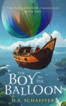 book cover for The Boy in the Balloon