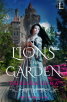 book cover for Lions in the Garden