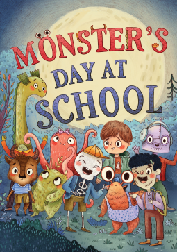 book cover for Monster's Day at School