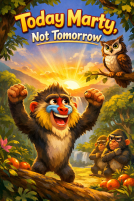 book cover for Today Marty, Not Tomorrow