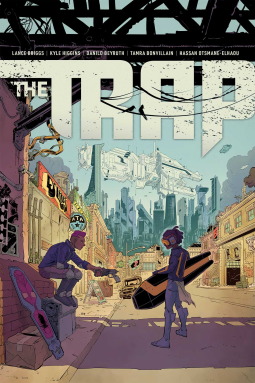 book cover for The Trap