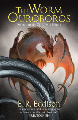 book cover for The Worm Ouroboros