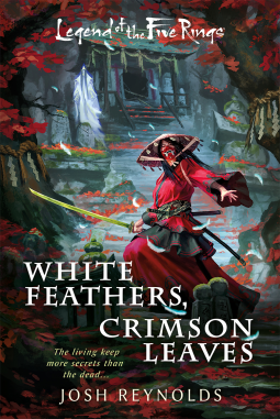book cover for White Feathers, Crimson Leaves