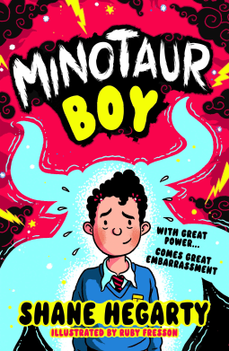 book cover for Minotaur Boy