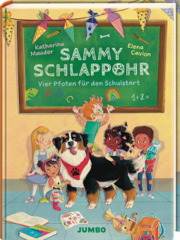 Buchcover für Sammy Schlappohr (Band 1) – Vier Pfoten für den Schulstart