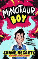 book cover for Minotaur Boy