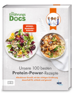 Buchcover für Die Ernährungs-Docs – Unsere 100 besten Protein-Power-Rezepte