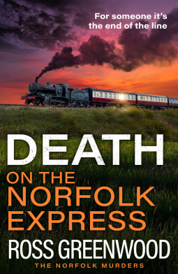 book cover for Death on the Norfolk Express