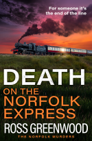 book cover for Death on the Norfolk Express