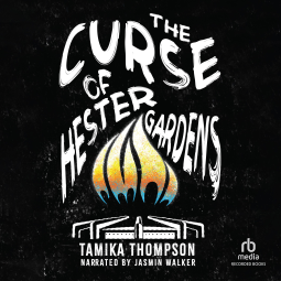 book cover for The Curse of Hester Gardens