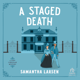book cover for A Staged Death