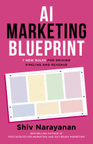 book cover for AI Marketing Blueprint