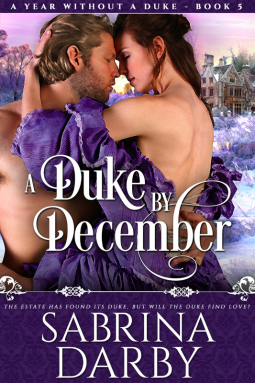 book cover for A Duke By December