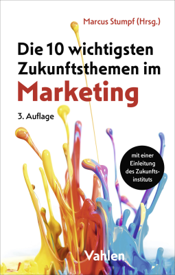Buchcover für Die 10 wichtigsten Zukunftsthemen im Marketing