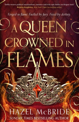 book cover for A Queen Crowned in Flames