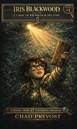 book cover for Iris Blackwood and the Curse of Hemlock Island